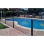 VALLA PLEGADA VERDE PANEL DE 2500x800, RAL 6005