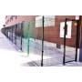 VALLA PLEGADA VERDE PANEL DE 2500x830 mm., RAL 6005