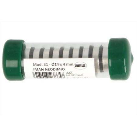 IMÁN DE NEODIMIO REDONDO Ø14x4mm (10 unidades)