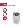 LLAVE DE VASO CON BOCA DE ESTRELLA DE 1/2" 15mm DOGHER COD. 530-15