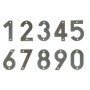 NUMERO AMIG  INOX SATINADO "2"  DE 100x2mm ref. 6770