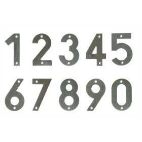 NUMERO AMIG  INOX SATINADO "2"  DE 100x2mm ref. 6770
