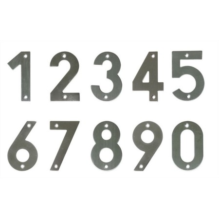 NUMERO AMIG  INOX SATINADO "2"  DE 100x2mm ref. 6770