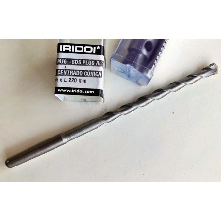 Broca centradora de Ø10x200mm IRIDOI para coronas de diamante.