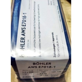 ELECTRODO BOHLER BÁSICO AWS E7018-1 Ø3,2x350mm PAQUETE DE 120ud