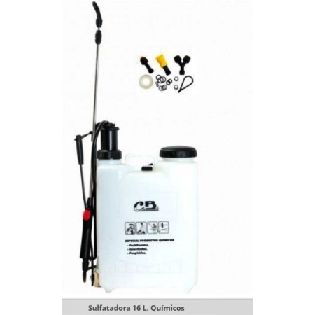 PULVERIZADOR FUMIGADOR CB PARA QUÍMICOS DE 16Lts.