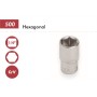 LLAVE VASO CON BOCA HEXAGONAL DE 1/4" DOGHER DE 13mm COD. 500-13