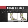 LLAVE VASO CON BOCA HEXAGONAL DE 1/4" DOGHER DE 13mm COD. 500-13