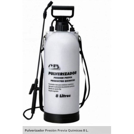 PULVERIZADOR FUMIGADOR CB PARA QUÍMICOS DE 8lts.