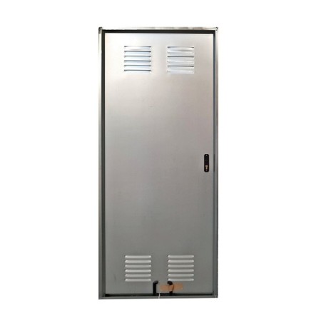 PUERTA PEATONAL TRASTERO GALVA. C/ VENTILACION DE 990 X 2000 APERTURA IZQUIERDA