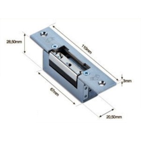 CERRADERO EXTRACORTO CONTINUA/ALTERNA AC/DC 10/24V 1746-900X