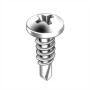 TORNILLO BROCA CABEZA REDONDA PH DIN.7504-N 4.2x13mm CINCADO (€/100ud)