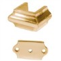 MACOLLA DE LATÓN CENTRAL PARA CUADRADO DE 16x16mm CON TAPA TRASERA R.2032/16