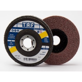 DISCO UNITIZADO (BORRADOR) CON SOPORTE FIBRA VIDRIO DE Ø115x22 GRANO BASTO
