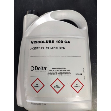 ACEITE PARA COMPRESORES VISCOLUBE CA-100 (GARRAFA 5Lts)