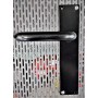 MANIVELA CLOVAN CON PLACA DE 50x230mm LACADA EN NEGRO