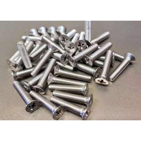 TORNILLO INOX PH AVELLANADO DIN.965 A2 M-4x20mm (€/100uds)