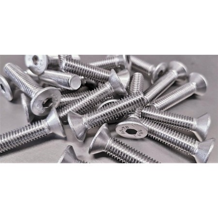 TORNILLO INOX ALLEN AVELLANADO DIN.7991 A2 M-6x30mm (€/100uds)