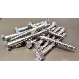 TORNILLO BARRAQUERO DIN.571 INOXIDABLE A2 DE Ø8x70mm (€/100uds)
