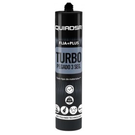 SILICONA POLÍMERO FIJA+PLUS TURBO MARRÓN EN CARTUCHO DE 290ml