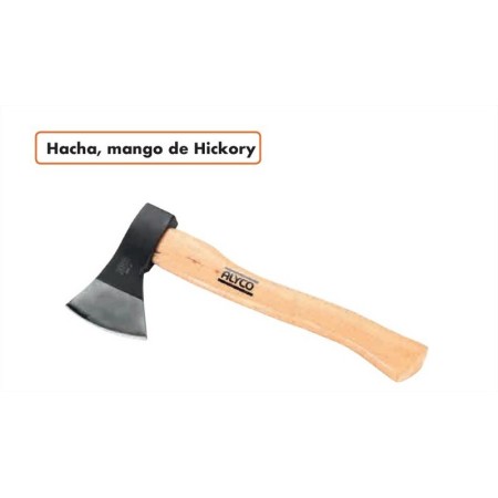 HACHA 1200gr ALYCO CON MANGO DE HICKORY MODELO VIZCAINO ref. 198632