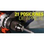 TALADRO/ATORNILLADOR STAYER PBL2033PK CON MOTOR BRUSHLESS DE 18V CON 2 BATERÍAS