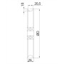POLEA PARA CORREDERA DE DOBLE RODAMIENTO Ø120x20mm (U-20)