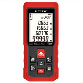 MEDIDOR LÁSER ACHA/PRO 100m MULTIFUNCIÓN IP54 ref. 54353