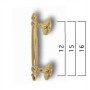 TIRADOR DE LATÓN DE 240mm RECTO ref. 1112