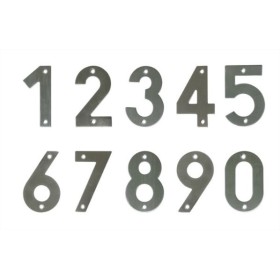 NUMERO AMIG  INOX SATINADO "0"  DE 100x2mm ref. 6768