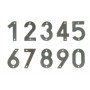 NUMERO AMIG  INOX SATINADO "0"  DE 100x2mm ref. 6768