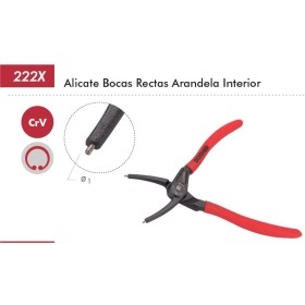 ALICATE SEEGER DOGHER RECTO INTERIOR PRO DE 180mm ref. 222X-180