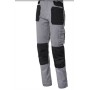 PANTALÓN ALGODÓN/ELÁSTICO GRIS Y NEGRO MOD.8730C TALLA XXXL