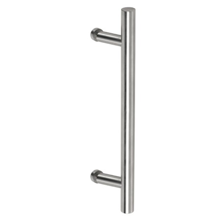 TIRADOR INOXIDABLE CLOVAN DE TUBO Ø32x500x350mm DESPLAZADO MODELO VRG-500 ref.96024