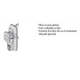 POMO GIRATORIO CON LLAVE PARA ANTIPÁNICO CISA FAST PUSH/TOUCH ref. 07078.69