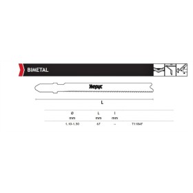 HOJA SIERRA CALAR METAL BIMETAL HEPYC DE 67mm (5uds) ref.7629