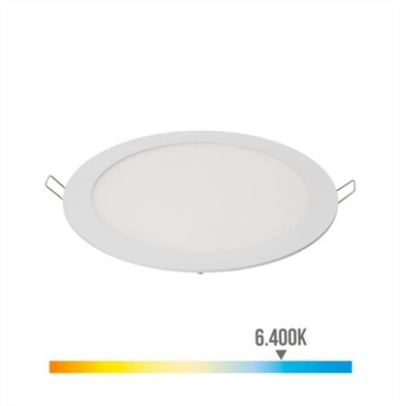 DOWNLIGHT REDONDO GARSACO mod. LIBERTINA DE Ø220x17mm DE 18W