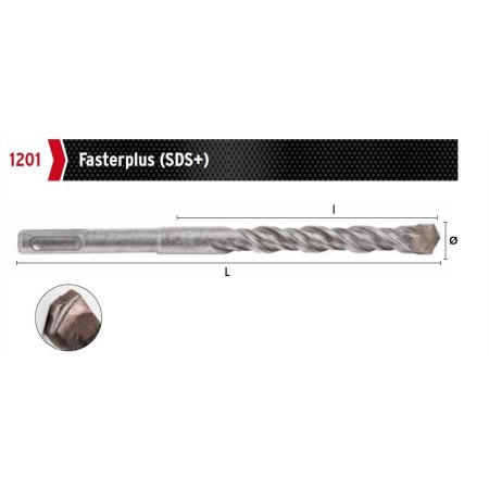 BROCA SDS-PLUS HEPYC DE Ø22x450x400mm FASTERPLUS ref. 1201