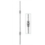 BARROTE CUADRADO DE #12x12x1000mm 2 BOLAS ref. 4201