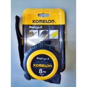 FLEXOMETRO KOMELON DE 8m ANCHO CINTA 25mm PROERGO-R