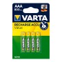 PILA RECARGABLE LR03 (BLÍSTER 4 UNID) AAA VARTA 800mAh