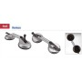 VENTOSA DE ALUMINIO DOGHER DE 2 BASES Ø115mm 100Kg ref. 945-002