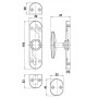FALLEBA AMIG NIQUELADA MODELO 7 ref. 157
