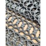 SOLERA DE HIERRO FUNDIDO FORJAS VULCANUS DE 670x150mm ref. 090 (CÍRCULOS)