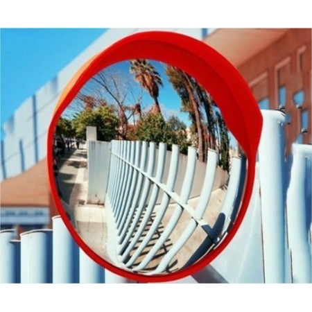 ESPEJO VIAL Ø60cm EXTERIOR ACRÍLICO ECO ref. 591 + SOPORTE 413