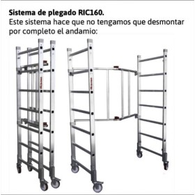 ANDAMIO FARAONE RAPIDO 160 9m(COMPLETO) refs. 160-1+2+3+3+4