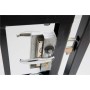 CERRADURA DE GANCHO PARA PUERTA CORREDERA DE 30mm CON BOMBILLO  rf.424