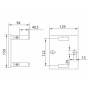BASE DE ANCLAJE INOXIDABLE LATERAL PARA TUBO DE 40x40 ESTEBRO ref. ABC150S