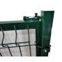 PUERTA METÁLICA PARA VALLA PLEGADA 0,80 X 1 METRO LACADA VERDE CON PLACAS ( IZQUIERDAS )