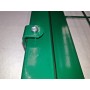 PUERTA METÁLICA PARA VALLA PLEGADA 0,80 X 1 METRO LACADA VERDE CON PLACAS ( IZQUIERDAS )